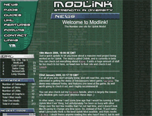 Tablet Screenshot of modlink.net